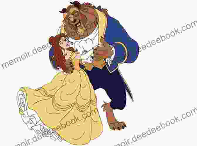 A Breathtaking Depiction Of Belle And The Beast Dancing Together, Surrounded By A Swirling Vortex Of Magic And Enchantment. Belle's Flowing Yellow Gown Billows Gracefully, Contrasting With The Beast's Dark Attire. The Background Is A Vibrant Tapestry Of Enchanted Forests And Distant Kingdoms. A Tale Of Beauty And Beast: A Retelling Of Beauty And The Beast (Beyond The Four Kingdoms 2)