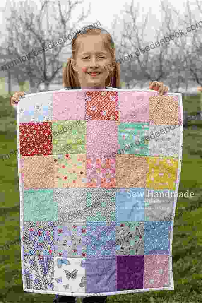 A Child Sewing A Quilt. Sweet Simple Handmade: 25 Projects To Sew Stitch Knit Upcycle For Children