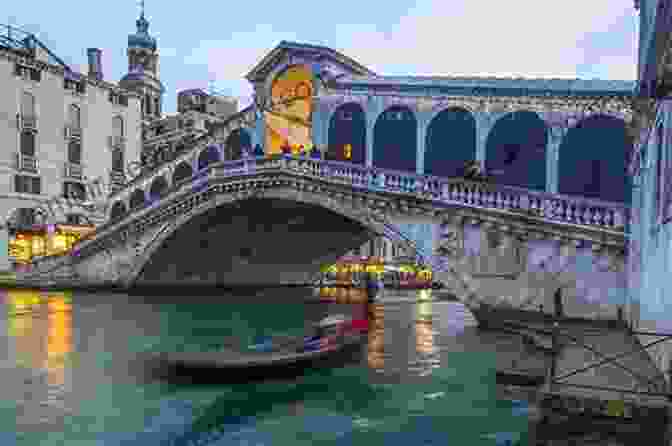 A Gondola Gliding Through The Canals Of Venice With The Rialto Bridge In The Background Italian Hours (Annotated) Henry James