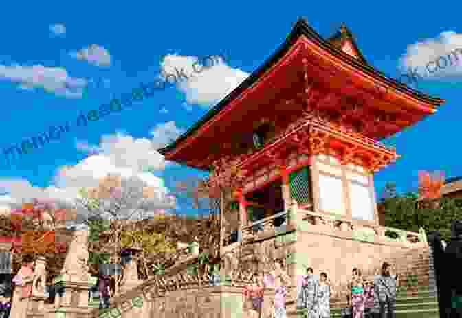 A Graceful Geisha Walking Through The Kiyomizu Dera Temple KYOTO Beautiful Photo Album William Jiang