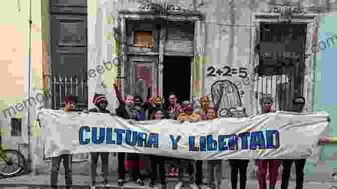 A Group Of Cuban Intellectuals Holding Copies Of The Forbidden Novel Orwell In Cuba: How 1984 Came To Be Published In Castro S Twilight