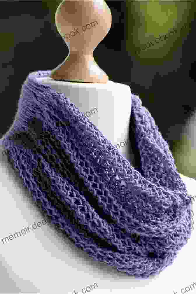 A Light And Airy Cowl With A Delicate Lace Pattern Dress To Impress Knitted Scarves: 24 Extraordinary Designs For Cowls Kerchiefs Infinity Loops More