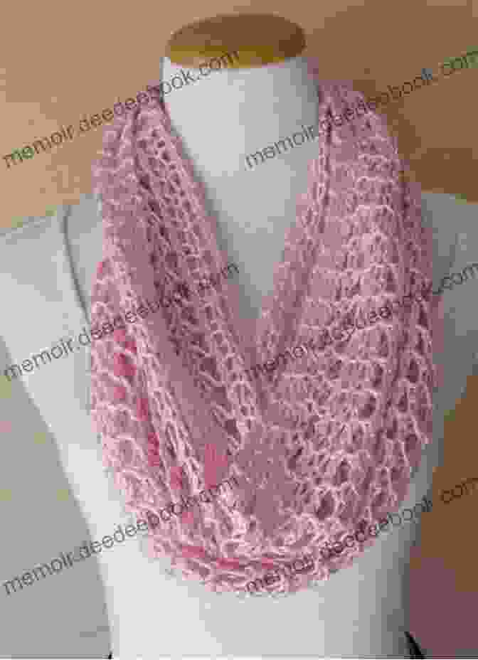 A Lightweight Infinity Loop With A Delicate Lace Pattern Dress To Impress Knitted Scarves: 24 Extraordinary Designs For Cowls Kerchiefs Infinity Loops More