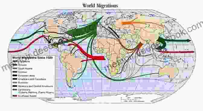 A Map Showing The Flow Of Migration Between Different Countries Free To Move: Foot Voting Migration And Political Freedom