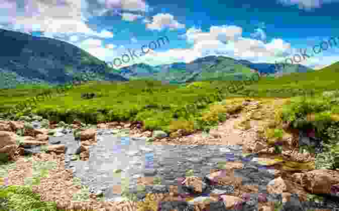 A Panoramic View Of The Scottish Highlands, With Lush Green Valleys, Towering Mountains, And A Winding River. Scotland At The Speed Of Life: Making Ourselves At Home On The Road (Travel At The Speed Of Life 1)