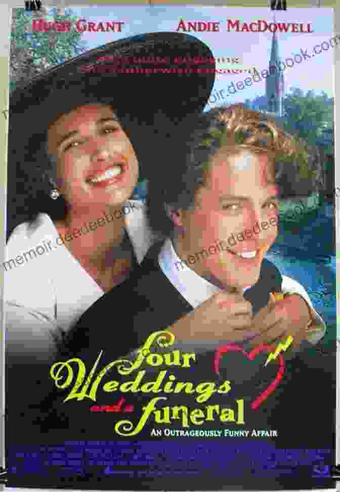 A Promotional Poster For The Film Four Weddings And A Funeral (1994) From Notting Hill With Four Weddings Actually