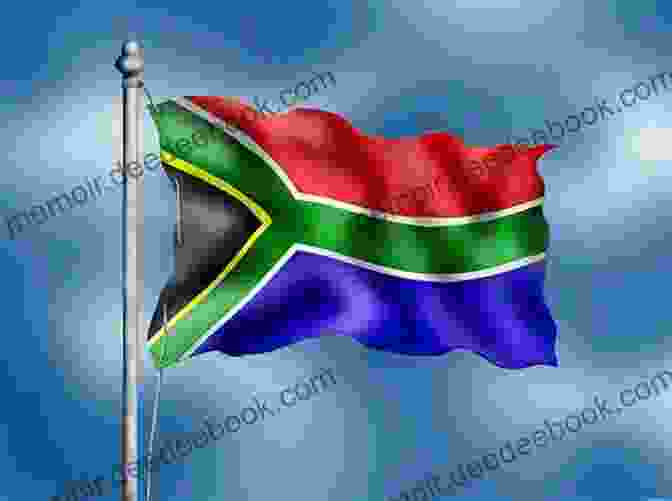 A View Of The South African Flag South Africa In Images: 200 Images Describe South Africa