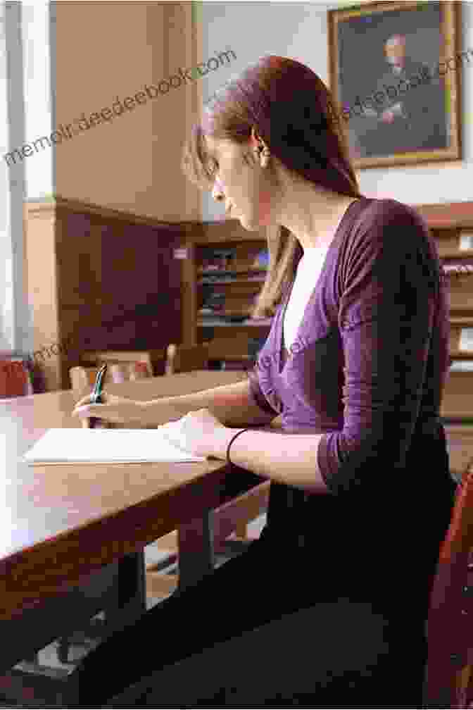 A Woman Sitting At A Desk, Writing In A Notebook, Representing The Therapeutic Nature Of Writing And Poetry For The Speaker. Naked For Tea: Poems Rosemerry Wahtola Trommer