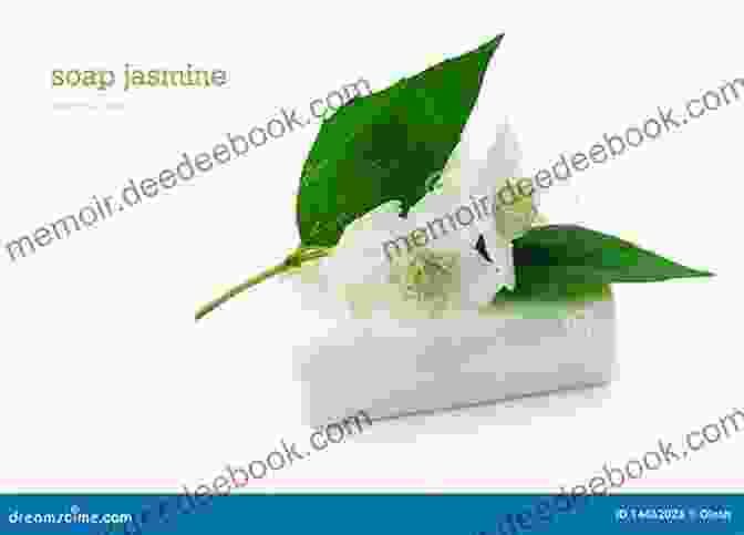 Blooming Jasmine Soap With Jasmine Petals And Green Leaves Floating In Transparent Soap 10 Fun And Easy Homemade Flower Soap: Make Your Own Natural Soaps From Fragrant Flowers 2