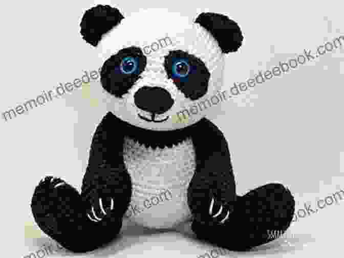 Charming Amigurumi Panda With Black And White Markings And A Curious Expression Amigurumi Knits: Patterns For 20 Cute Mini Knits