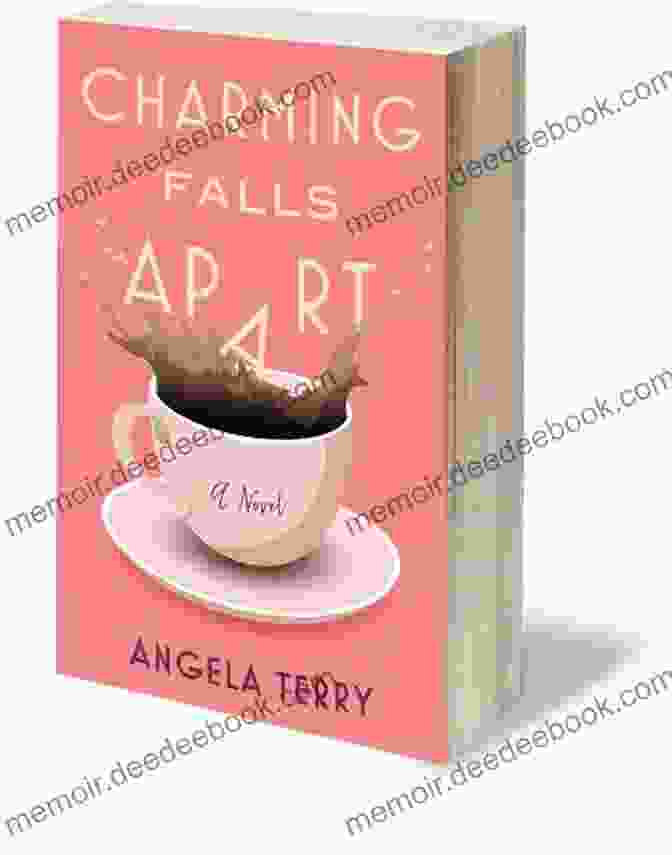 Charming Falls Apart Novel Cover: A Captivating Image Of A Woman Lost In Thought, Surrounded By Falling Petals. Charming Falls Apart: A Novel