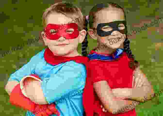 Children Dressed As Superheroes Fighting A Villain Children S Book: If I Were A SuperHero (funny Bedtime Story Collection)