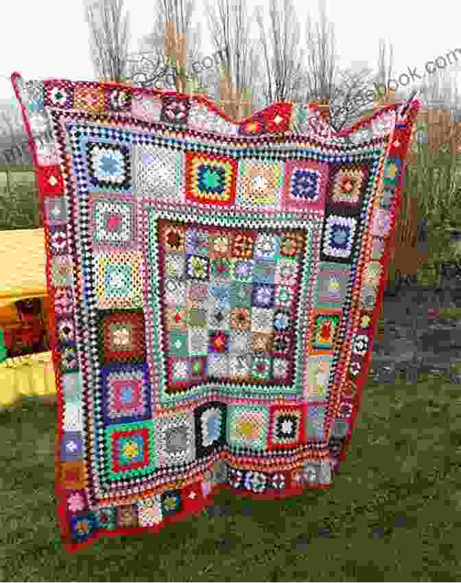 Cozy Crocheted Blanket With Granny Square Pattern Hooked On Crochet: 20 Sassy Projects