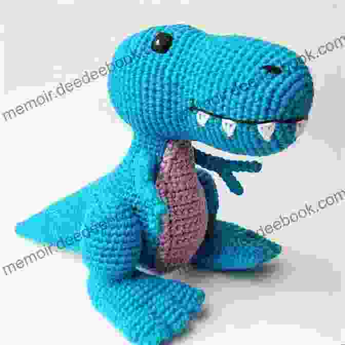 Crocheted Tyrannosaurus Rex Dinosaur Toy With A Fierce Expression And Sharp Teeth Dinosaurs Knitting For Beginners: Crochet Cute And Stunning Dinosaurs Toy For Kids