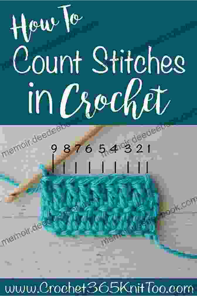 Crocheter Counting Stitches On A Crocheted Piece DIY CROCHETING: COMPLETE GUIDE TO CROCHETING