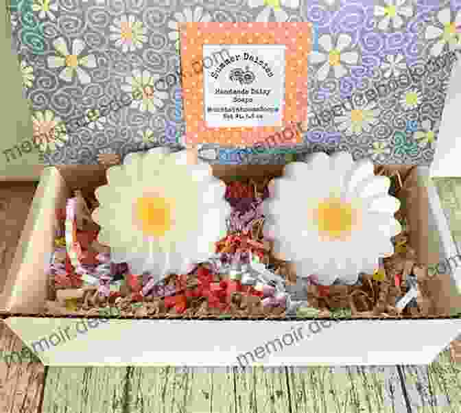 Daisy Delight Soap With Yellow Soap Shaped Like Daisies And White Soap Shaped Like Daisy Petals 10 Fun And Easy Homemade Flower Soap: Make Your Own Natural Soaps From Fragrant Flowers 2