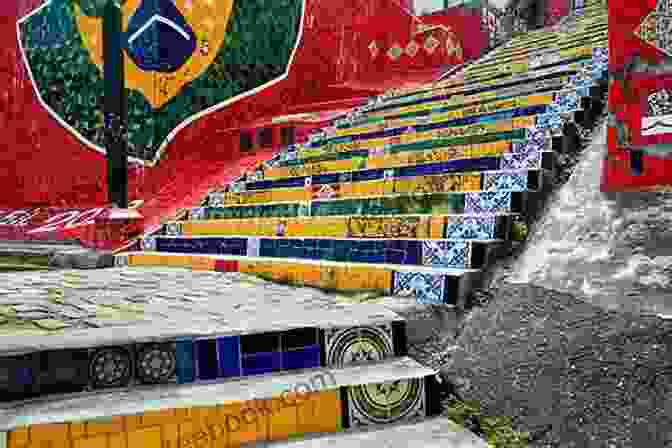 Escadaria Selarón, A Colorful Staircase Covered In Mosaics, Tiles, And Ceramics In Rio De Janeiro. Top Ten Sights: Rio De Janeiro