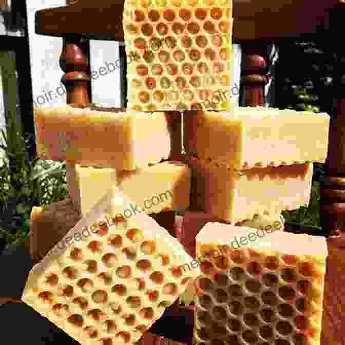 Honeycomb Delight Soap With Honeycomb Pattern Embedded In Yellow Soap 10 Fun And Easy Homemade Flower Soap: Make Your Own Natural Soaps From Fragrant Flowers 2