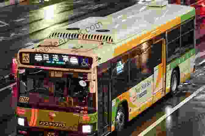 Image Of Alighting A Bus In Japan Through The Rear Door HOW TO GET ON AND OFF A FIXED ROUTE BUS IN JAPAN