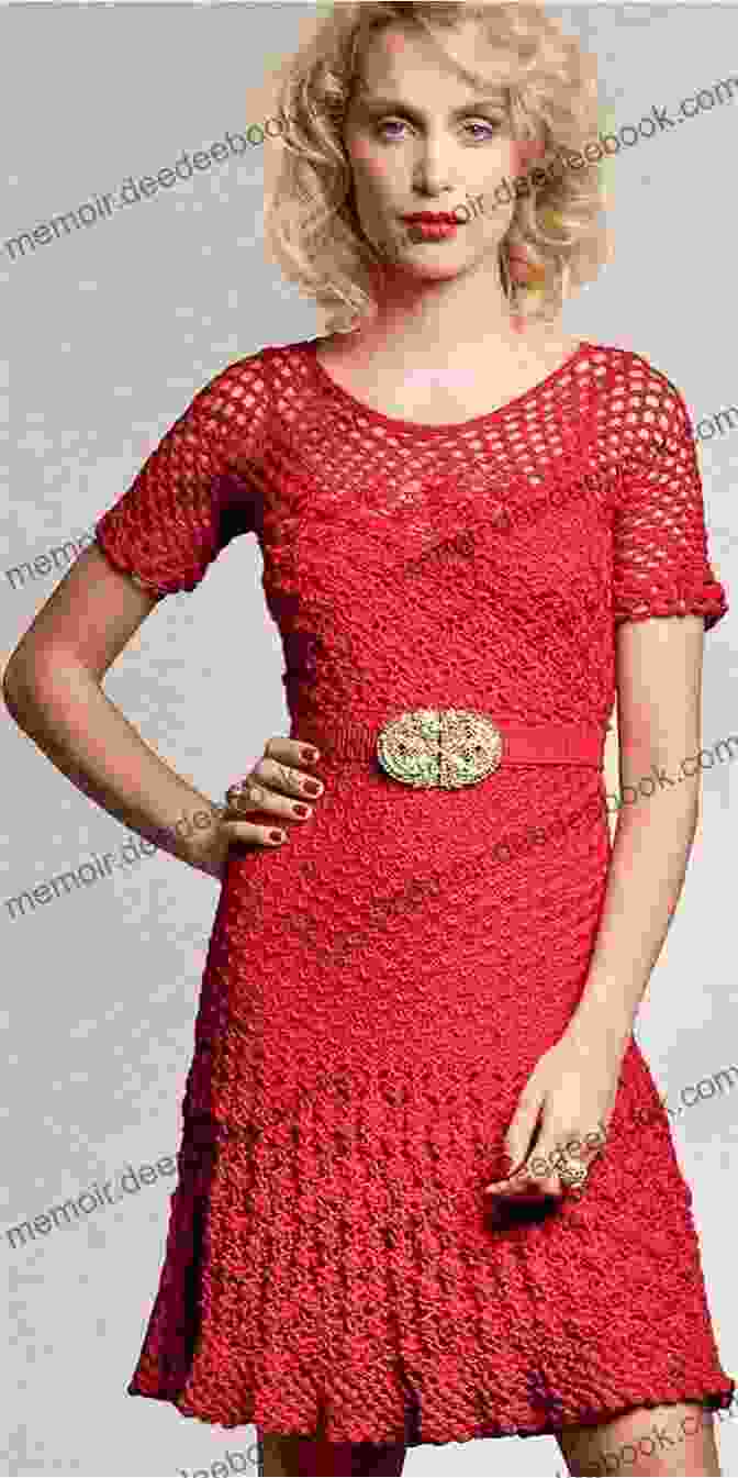 Model Wearing A Crocheted Dress DIY CROCHETING: COMPLETE GUIDE TO CROCHETING