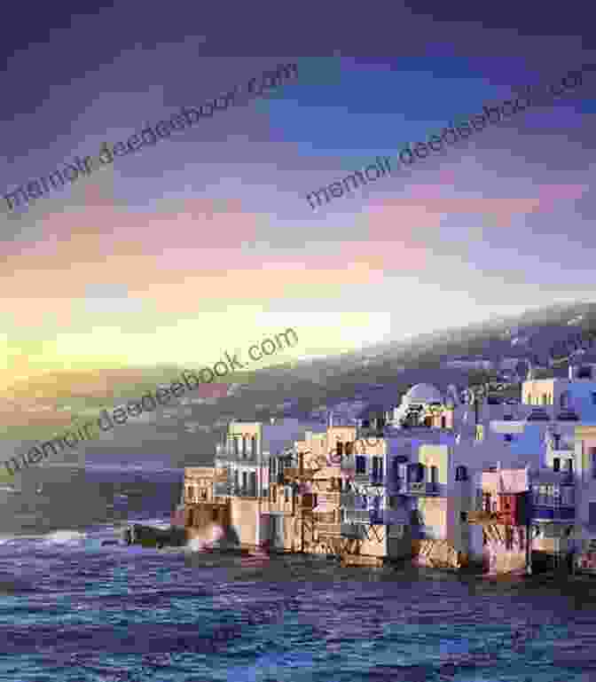 Mykonos City Sunset GREECE Beautiful Mykonos Vol 1 Max Allan Collins