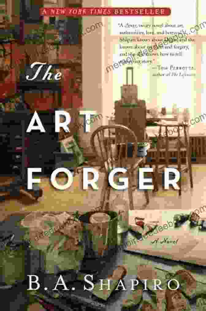 The Art Forger Novel Cover, Featuring A Close Up Of An Oil Painting On Canvas With Intricate Brushstrokes And A Mysterious, Alluring Gaze Looking Out From The Canvas The Art Forger: A Novel
