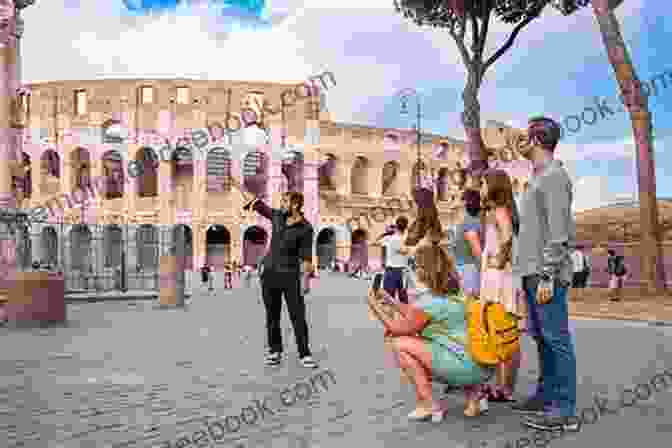 View Of The Colosseum In Rome With People Walking Around Italian Hours (Annotated) Henry James